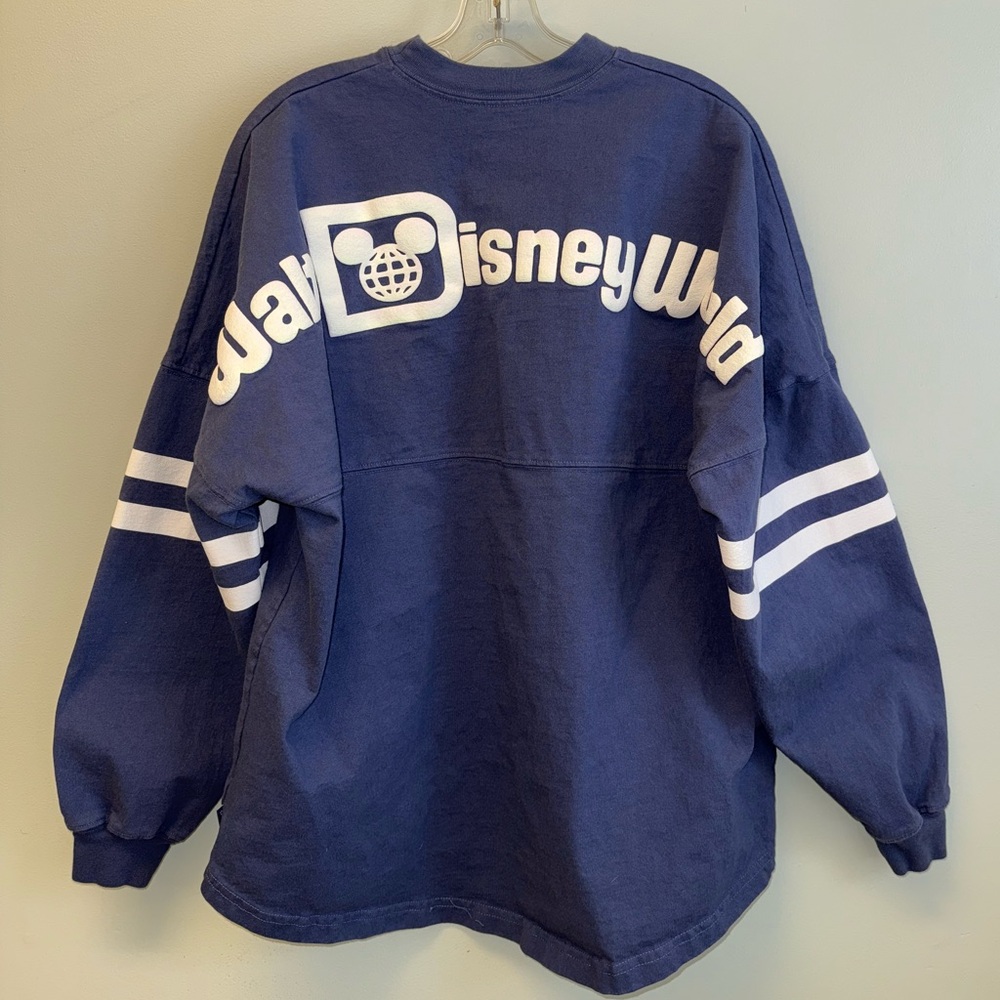 Walt Disney World blue Spirit Jersey large long sleeve tee